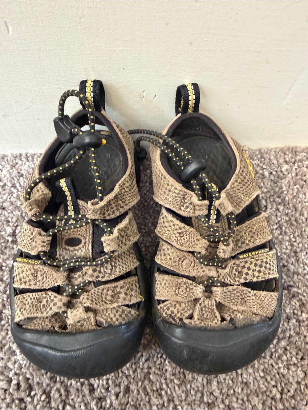 Keen “Little Kid” Waterproof Tan Brown Outdoor Sandals